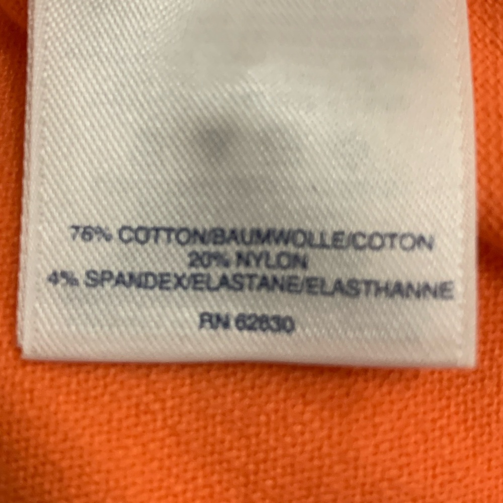 Lands End Cotton Blend Melon Cardigan Women’s Size Large 14-16 Coquette Girl - Picture 6 of 7